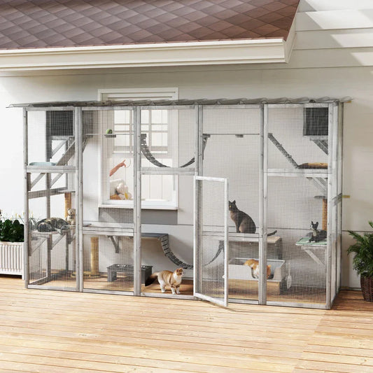 Outdoor cat enclosures