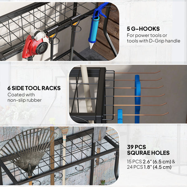 3-Tier Garden Tool Storage Tower