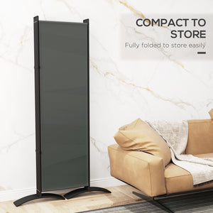6-panel folding screen, UV30+ protection, dark grey