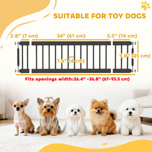 Dog gate, black