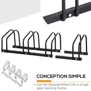 4-bike rack, black