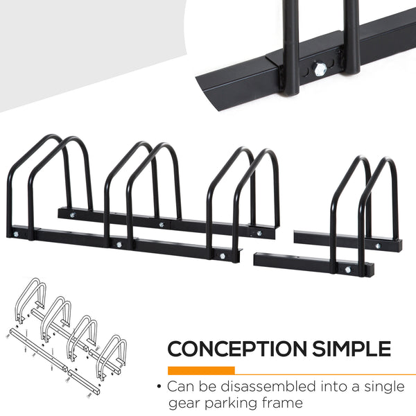 4-bike rack, black