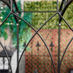 Outdoor garden arch, black