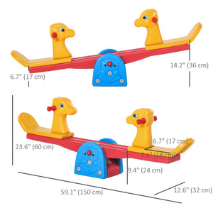 2-seater rocker with ergonomic handles
