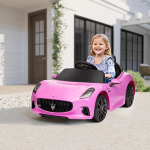 Maserati Gran Turismo 12V Licensed with Remote Control, Pink