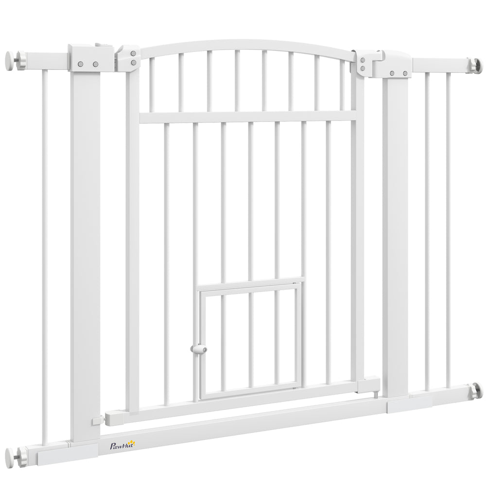 Extra Wide Pet Gate with Small Door