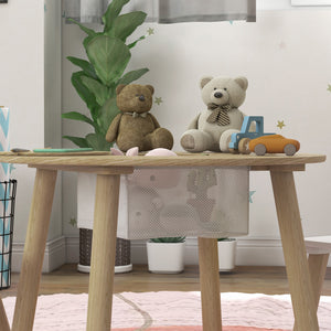 Activity table and chair set with bear-shaped chairs