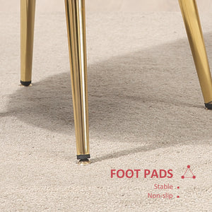 Lotus velvet fabric accent chair with gold metal legs, burgundy