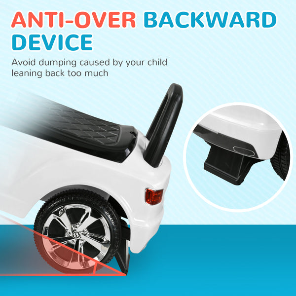 Bentley Bentayga Toddler Car with Horn and Music, White