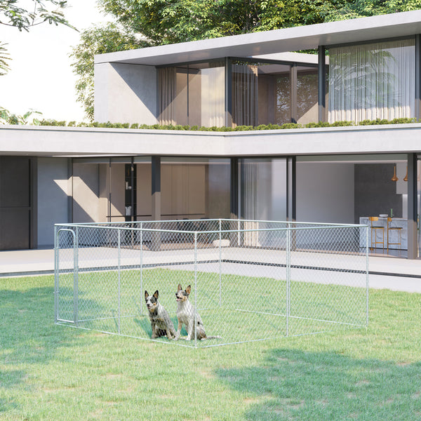 Galvanized Steel Frame Dog Park