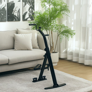 Foldable Leg Exercise Bike with LCD Display for Seniors