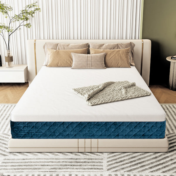 10-inch mattress with jacquard fabric cover in a box - full size