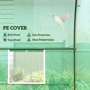 Sturdy garden tunnel greenhouse