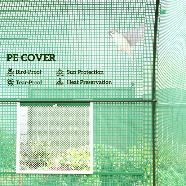 Sturdy garden tunnel greenhouse