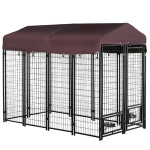 Lockable welded steel outdoor enclosure