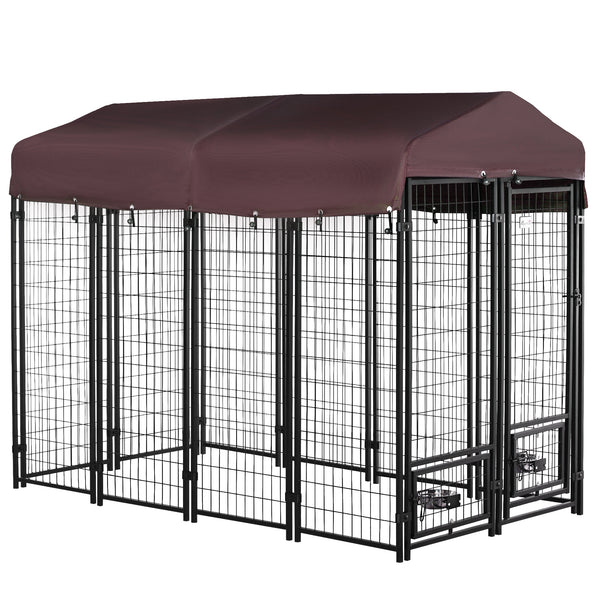 Lockable welded steel outdoor enclosure