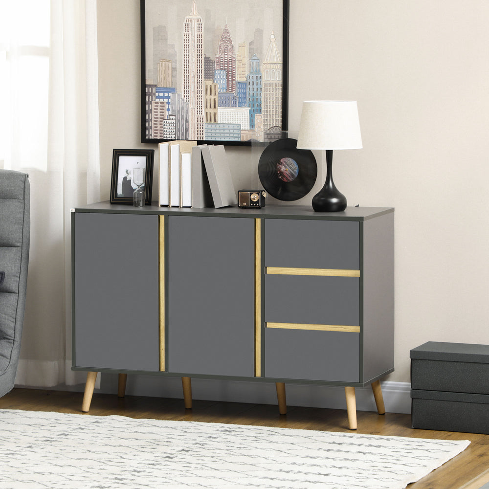 Sideboard with adjustable shelves - Dark grey