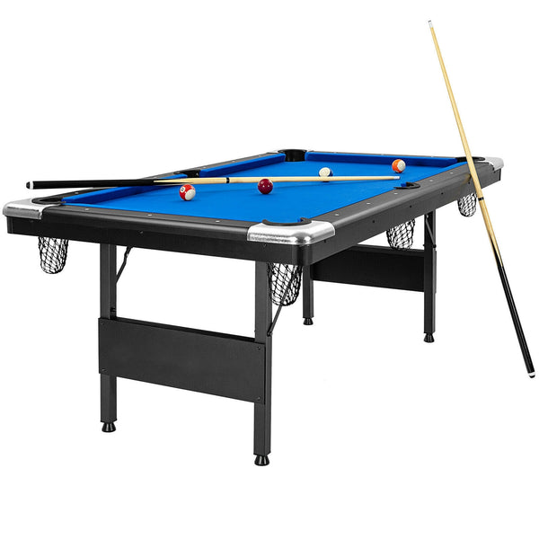 6-foot Folding Pool Table - Blue