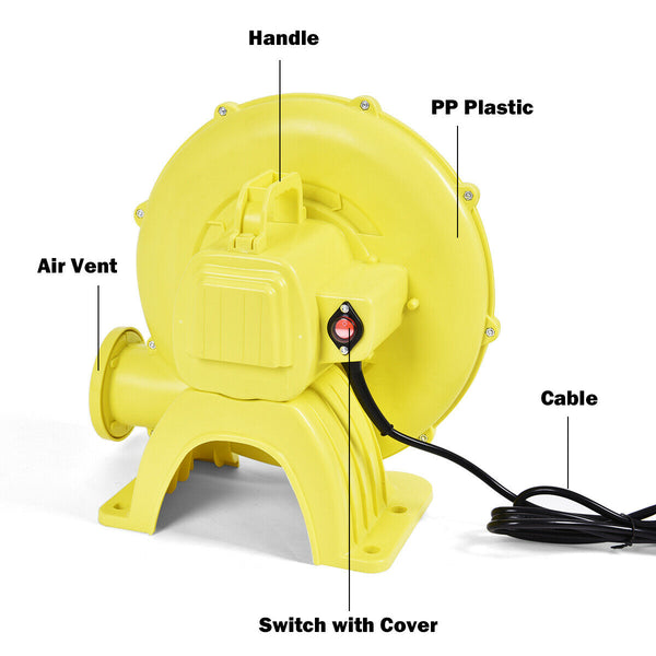 480W 0.64HP Air Pump Fan for Inflatable Bouncy House