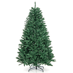 6-foot hinged artificial Christmas tree with sturdy metal stand