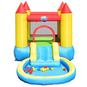 Children's inflatable slide bouncy house with 580w blower