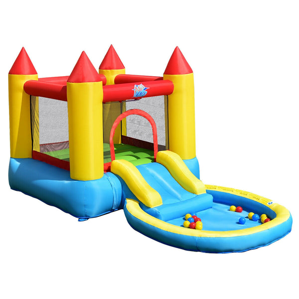 Children's inflatable slide bouncy house with 580w blower