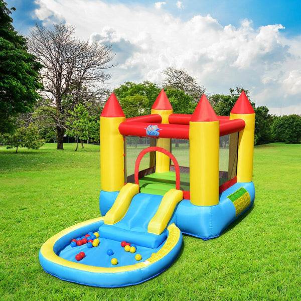 Children's inflatable slide bouncy house with 580w blower