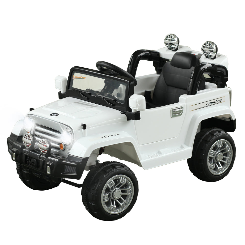 Jeep 12V with remote control, white