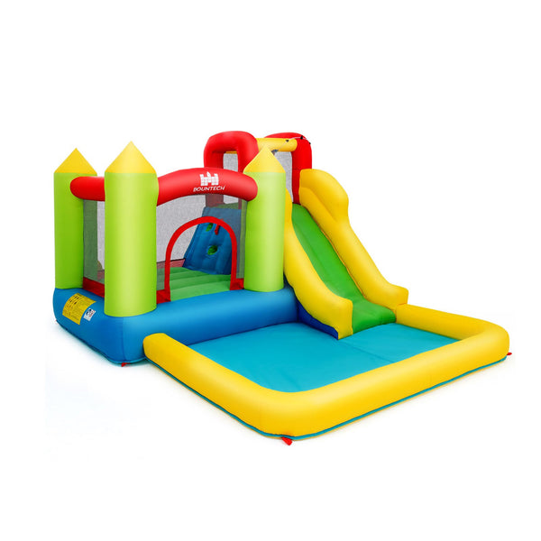 Inflatable Water Slide Jump Bouncer with Fanless Rebound Chamber