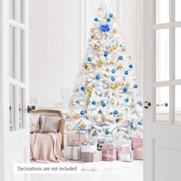 Sapin de Noël artificiel articulé de 6 pieds / 7 5 pieds / 9 pieds avec support en métal - 7 5 pieds