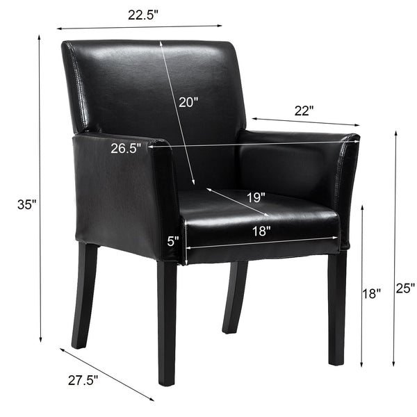 Modern PU leather executive armchair sofa