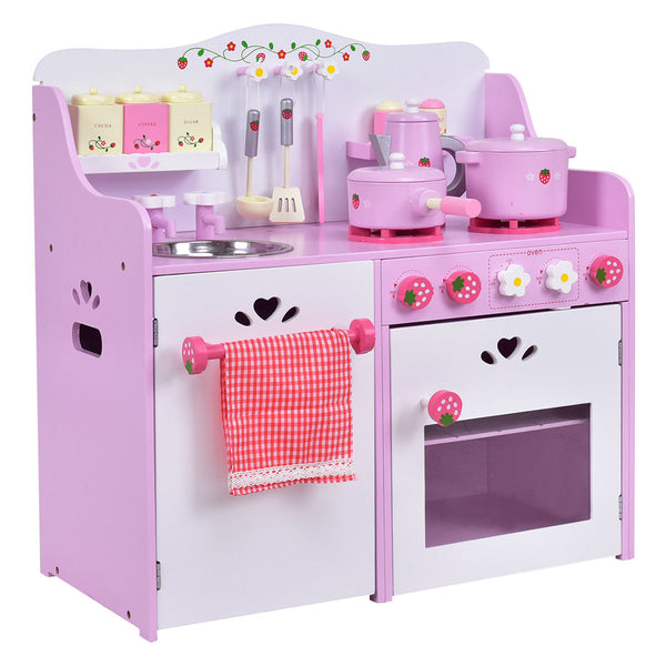Wooden kitchen toy for children