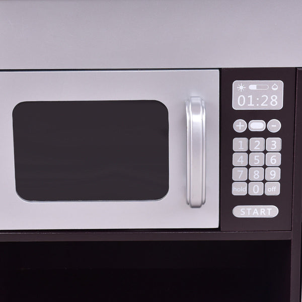 Children's Wooden Modern Kitchen Pretend Play Set