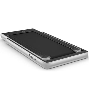 2-in-1 Motorized Electric Treadmill with Dual Display - Silver