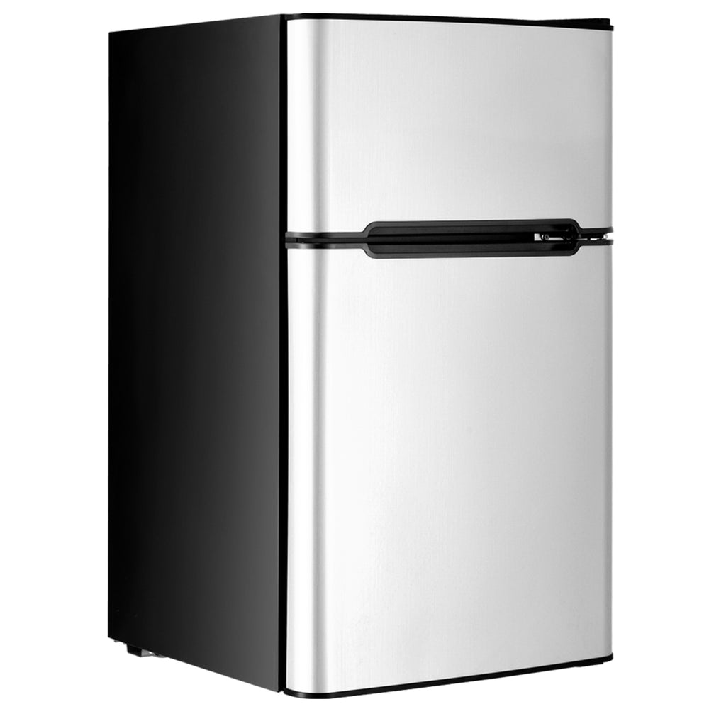 3.2 cu. ft. Compact Stainless Steel Refrigerator - Gray