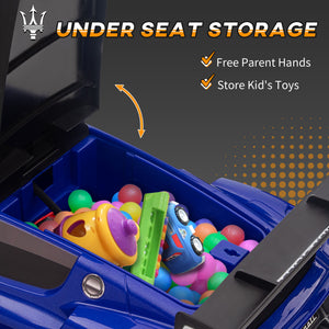 Maserati GT2 6V for toddler, blue