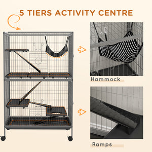 5-tier rolling cage