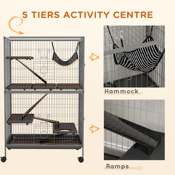 5-tier rolling cage