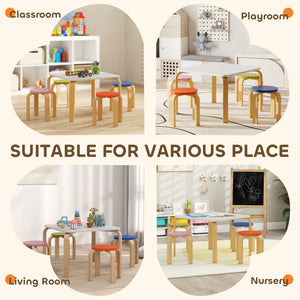 5-piece children's furniture set, multi-colored