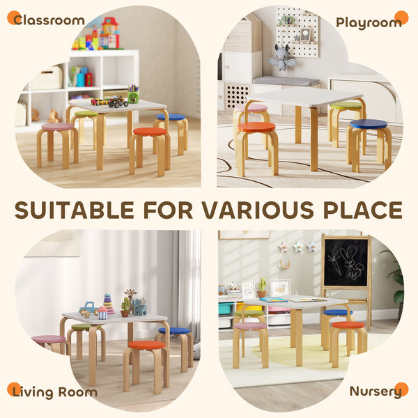 5-piece children's furniture set, multi-colored