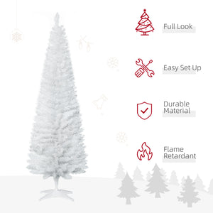 6ft Classic White Christmas Tree
