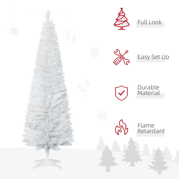 6ft Classic White Christmas Tree