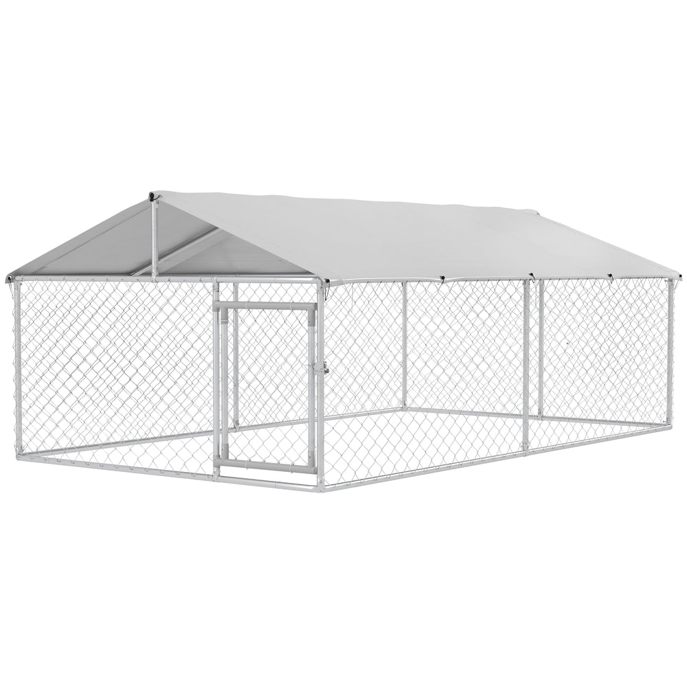 Outdoor enclosure with waterproof and UV-resistant cover