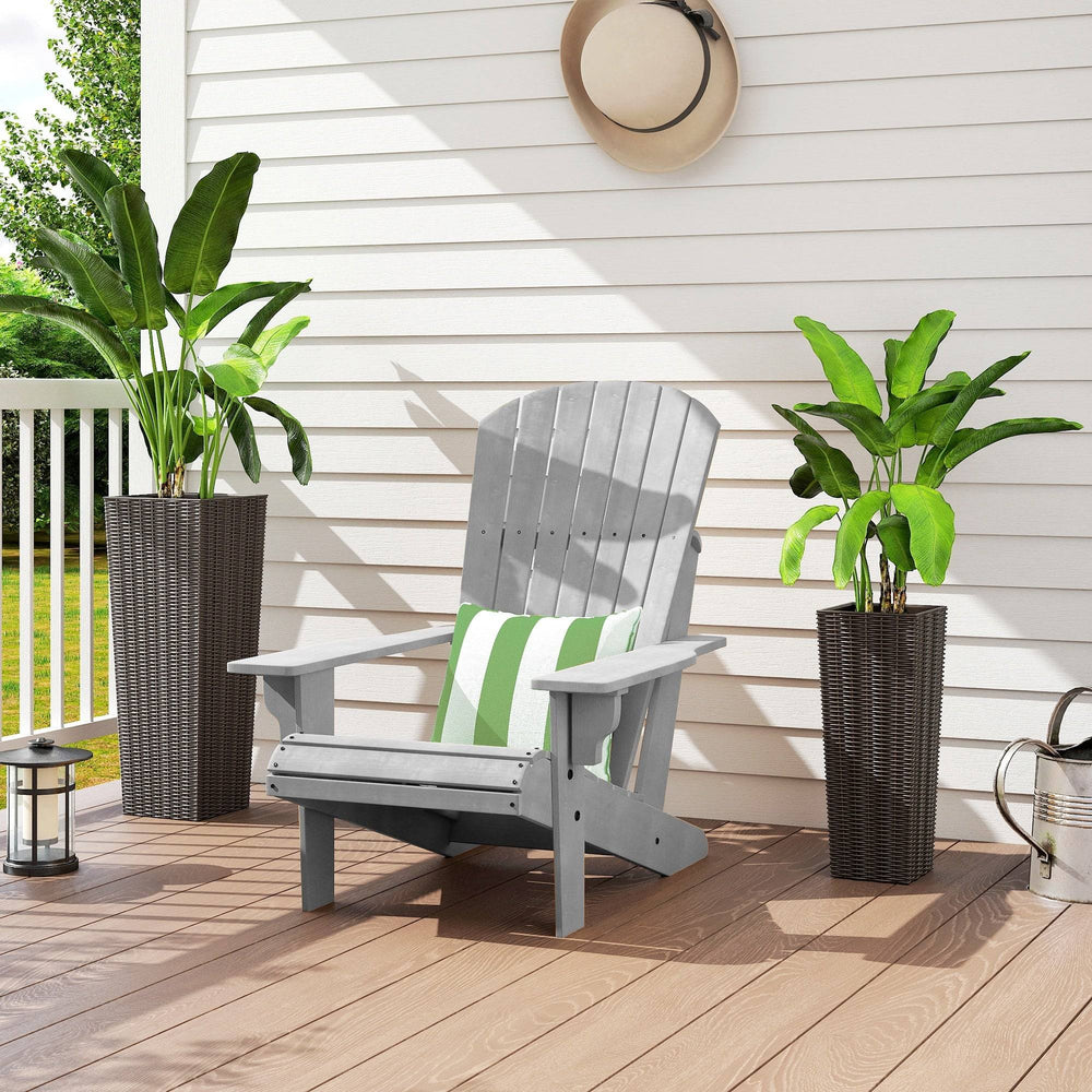 Set of 2 Large Outdoor Planter Boxes with Drainage Holes, Outdoor Flower Pots