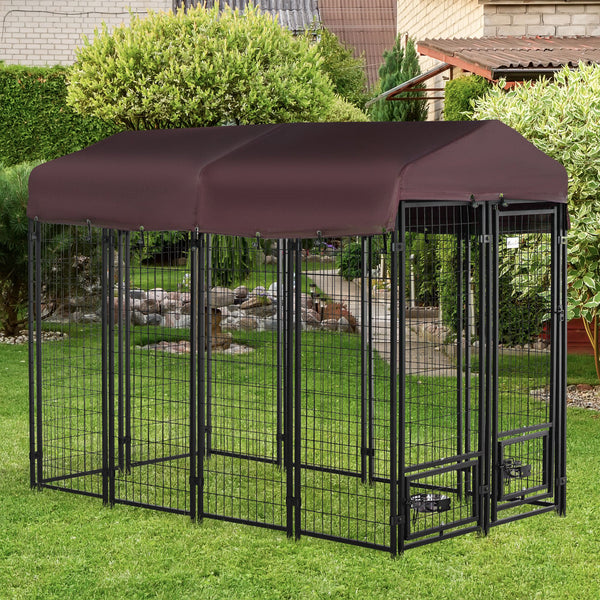Lockable welded steel outdoor enclosure