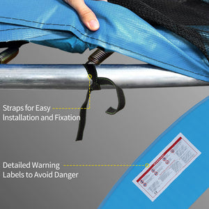 Replacement pad for 14-foot trampoline, light blue 
