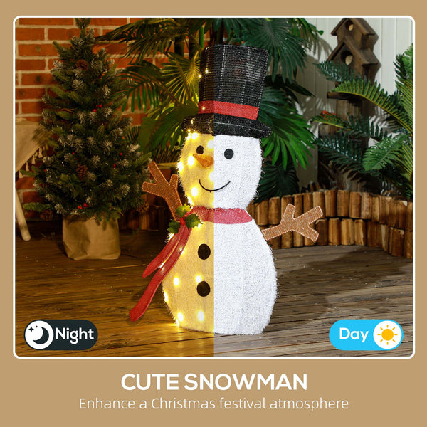 Luminous snowman, white