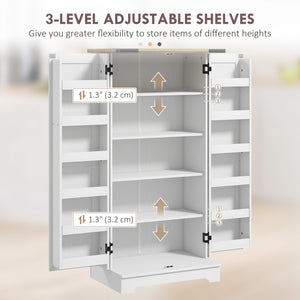 Country style storage unit, cream white