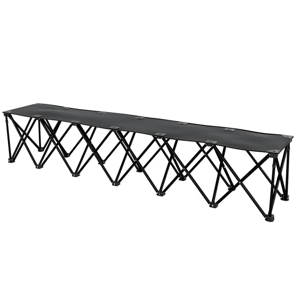 6-seater portable folding camping chair