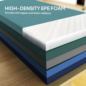 1.8m Folding Gymnastics Mat with Carry Handles, Multi-Color